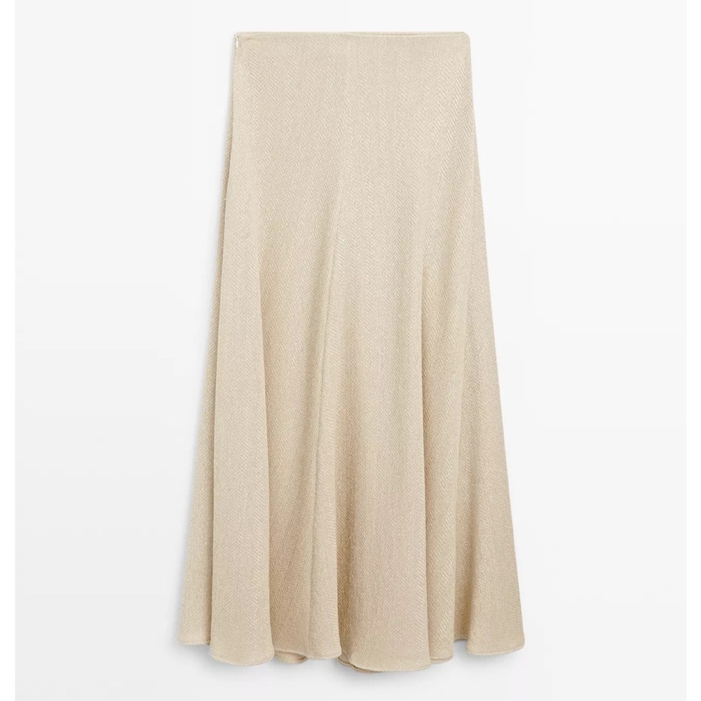 Massimo Dutti Herringbone Skirt NWT $200